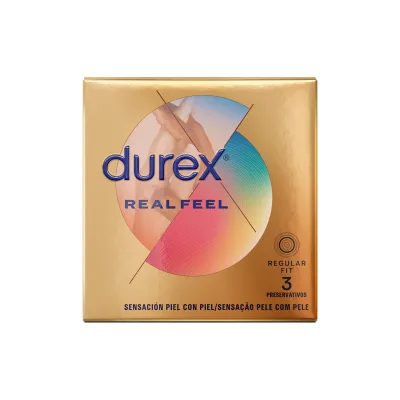 Préservatifs sans latex RealFeel peau à peau x3 - Durex