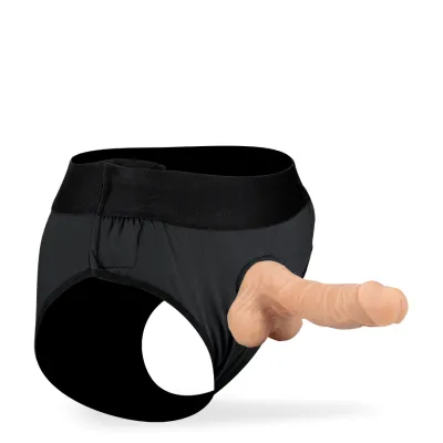 Gode ceinture creux en silicone 16,5cm Manfred