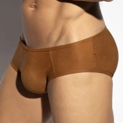 ES Collection Slip SIMSUEDE Marron