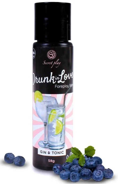 Lubrifiant Comestible DRUNK IN LOVE Gin & Tonic 60ml
