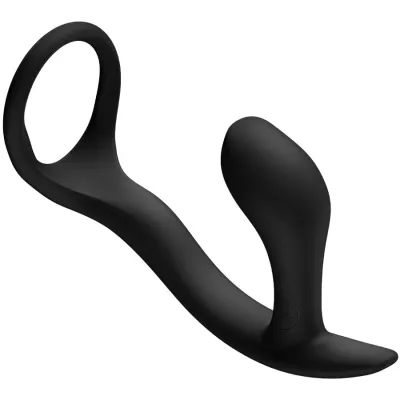 Anneau Pénien Plug Anal Bootie Ring Noir - Fun Factory