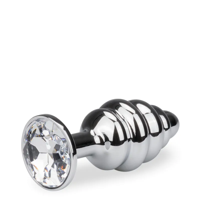 Bijou anal rosebud torsadé S - 8 coloris