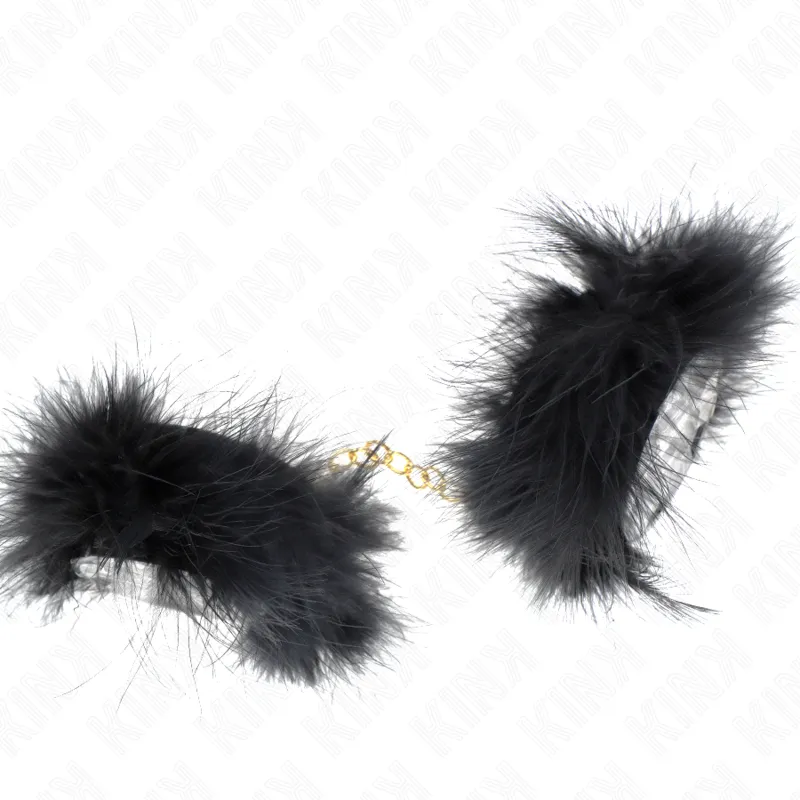 Manchettes Plumes Chaîne Or - KINK