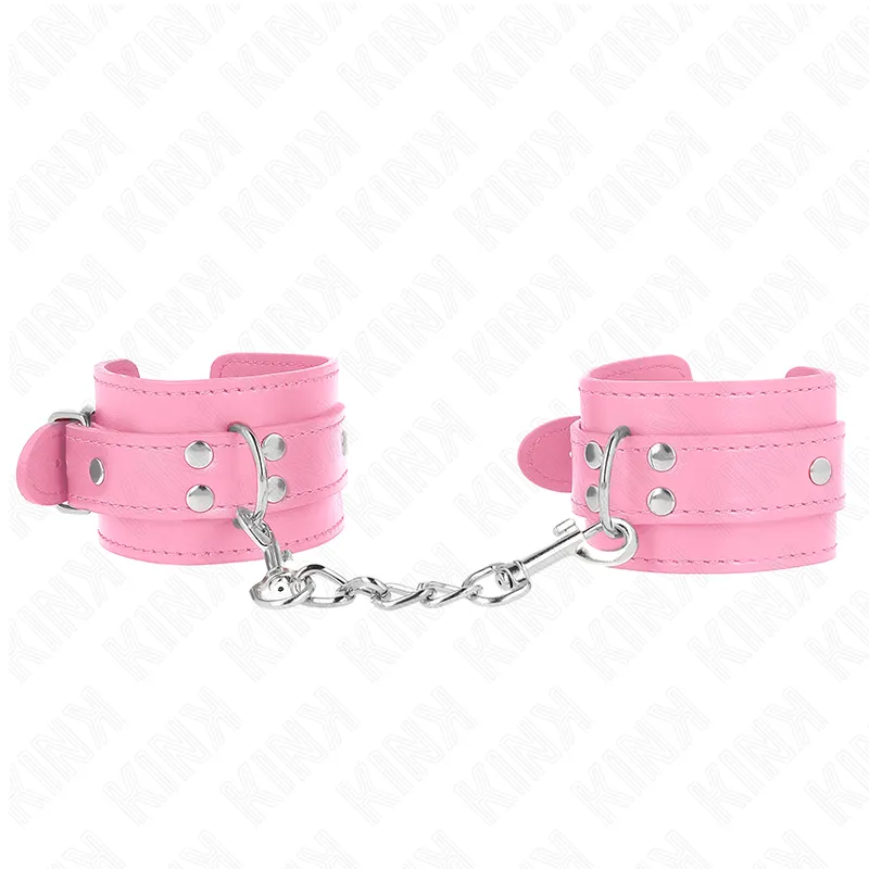 Menotte Poignet KINK Rose Réglable 20-23cm - KINK