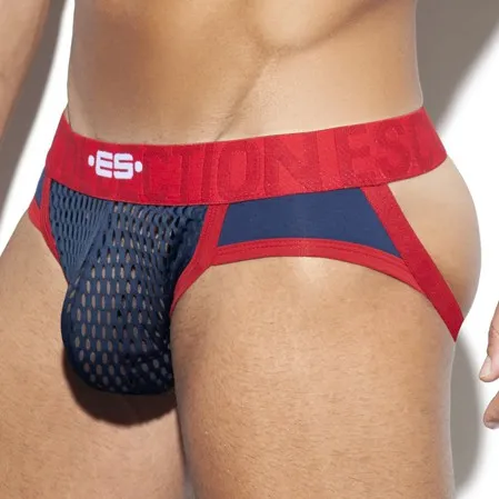 ES Collection Jockstrap OPEN MESH Marine