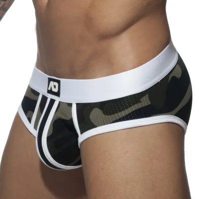 Addicted Slip CAMO STRIPE Blanc
