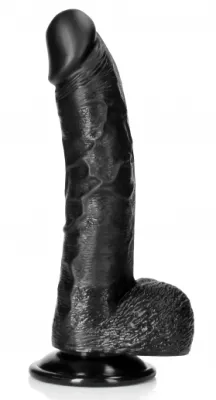 Gode CURVED RealCock 17 x 4.3cm Noir