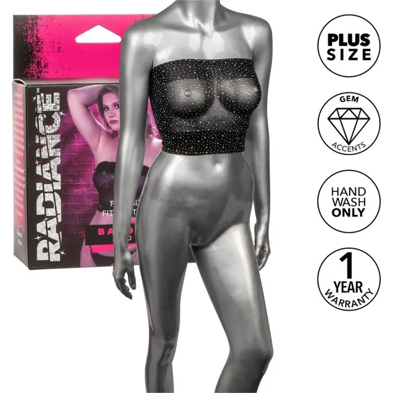 Haut Bandeau Sensuel Radiance Strass Grande Taille - CalExotics