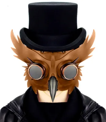 Masque STEAMPUNK Hibou