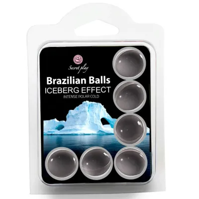 Boules de massage effet froid x6 - Secret Play