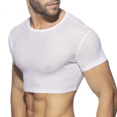 Addicted Crop Top FANTASY DIAMOND Blanc