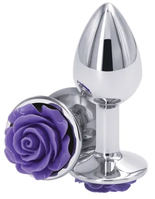 Plug Bijou REAR S 6 x 2.7cm Argenté-Violet