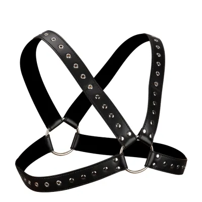 Harnais de poitrine BDSM à rivets pour homme