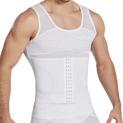 NoGenderWear Débardeur gainant MESH TIGHT Blanc