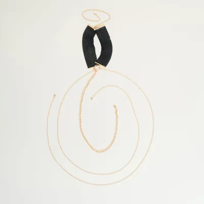 Collier Désir Metallique de Bijoux Indiscrets - Taille unique Noir