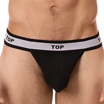 String Cache-sexe TOP Noir