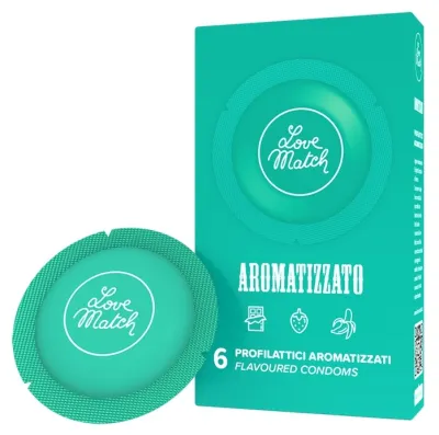 Préservatifs aromatisés AROMATIZZATO x6