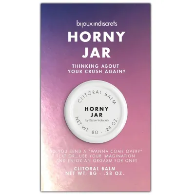 Baume clitoridien chauffant Horny Jar santal - Bijoux Indiscrets