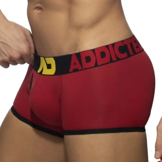 Boxer OPEN FLY Rouge-Noir