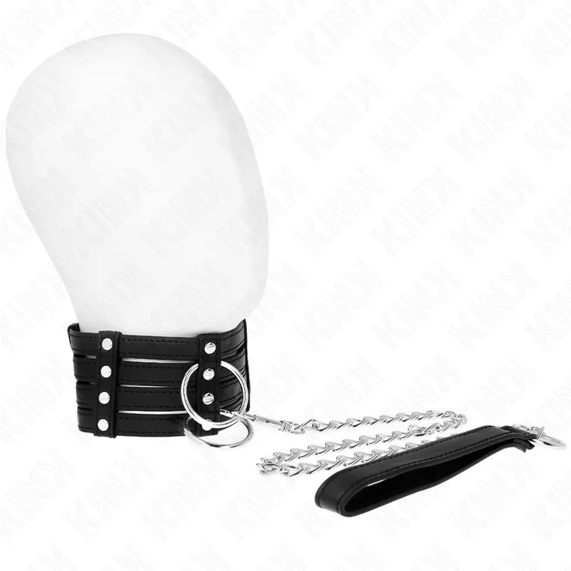 Collier BDSM Sub Style avec Ceinture Ajustable - KINK
