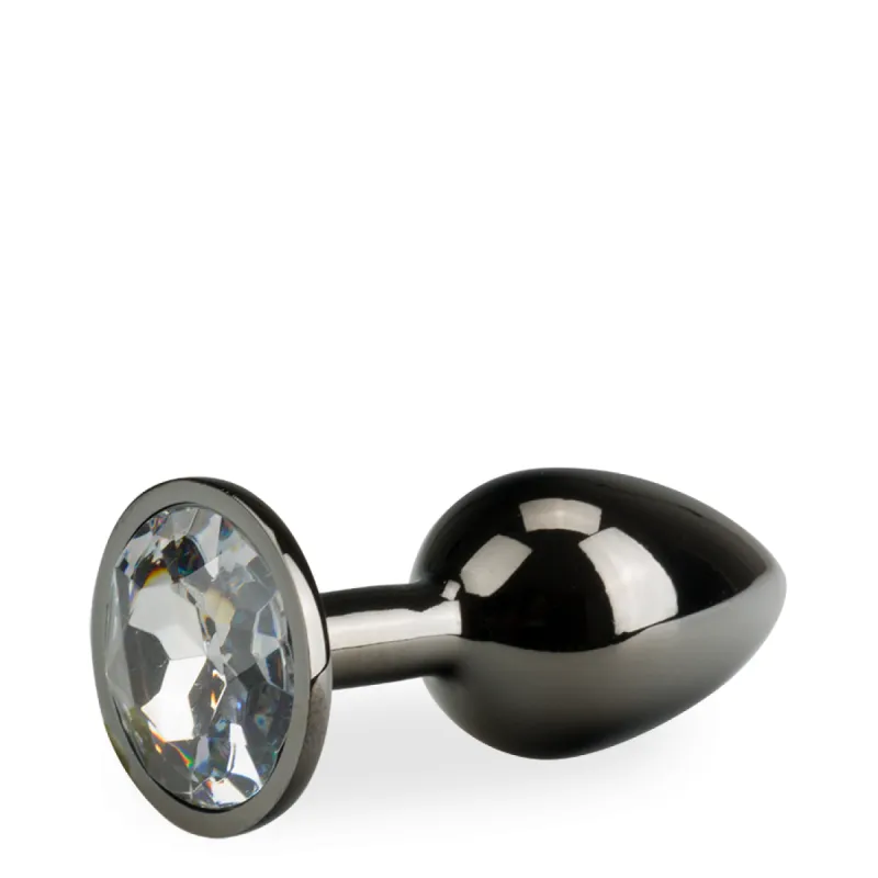 Bijou anal rosebud gun metal taille S 50g