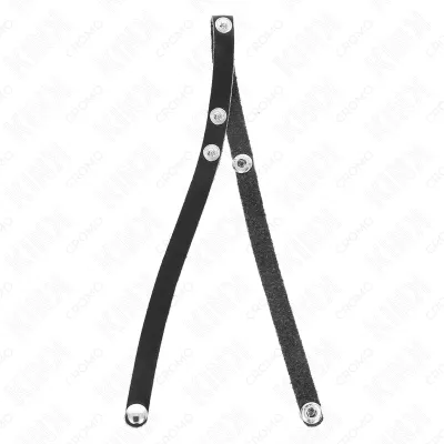 Anneau Pénien Cuir Fermeture Pression 39cm - Kink