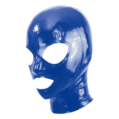 Cagoule en Latex TEXIE Bleu