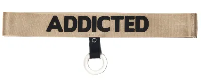 Addicted Cockring flexible avec ceinture GOLD