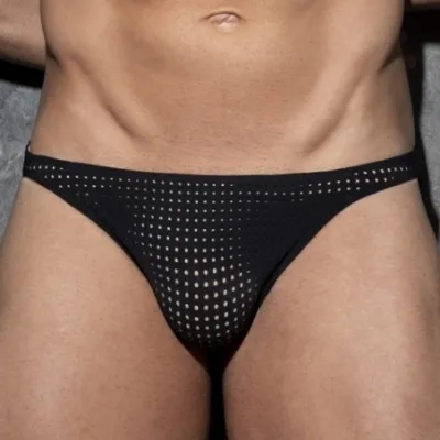 AD Fetish Slip EXCITE MESH Noir
