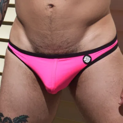 Slip DOMINATOR MANKINI Rose fluo