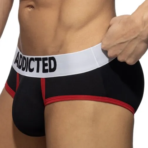 Slip PIQUE BRIEF Noir
