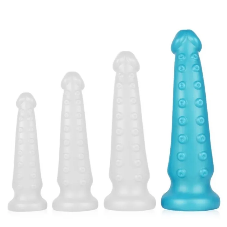 Gode Fantasy TENTAKEL XL 30 x 7.5cm Bleu