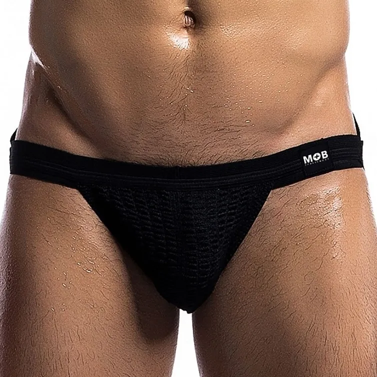 MOB Eroticwear Jockstrap FETISH SWIM Noir