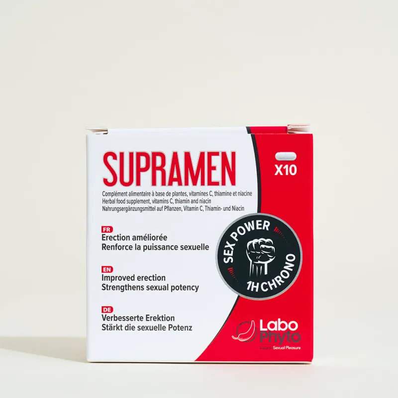 Complément alimentaire stimulant érection Supramen