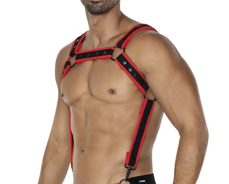 Harnais NEO C4M Noir-Rouge