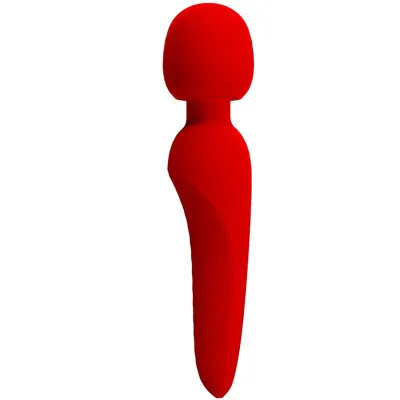 Masseur Vibrant Meredith Étanche Rouge - Pretty Love