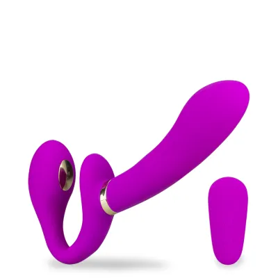 Strapon vibrant avec électrostimulation Authority