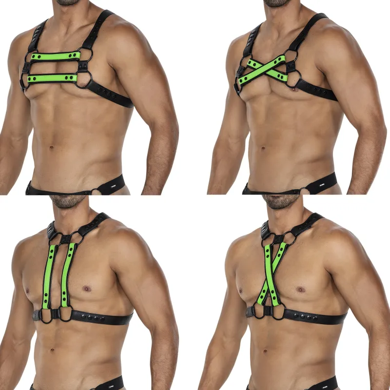 Harnais 4WAY Noir-Vert