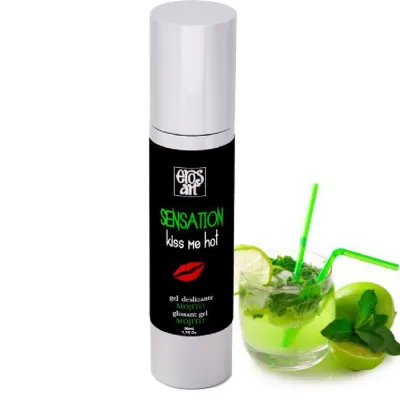 Lubrifiant Gourmand Mojito Chauffant 50ml - Eros-Art