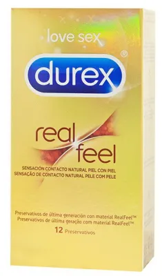 Préservatifs sans latex REAL FEEL x12