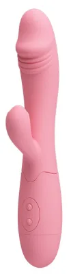Vibromasseur Rabbit SNAPPY 9.5 x 3.2cm Rose Pastel