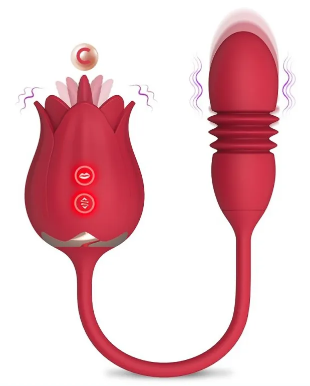 Stimulateur de clitoris et Point G ROSE EGG 9 x 3cm