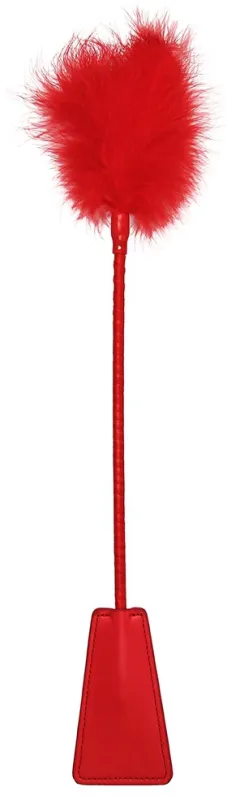 Cravache et Plumeau OUCH 43cm Rouge