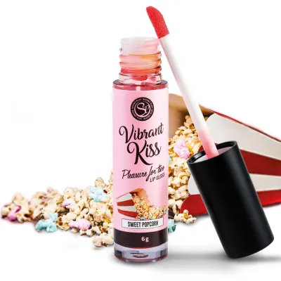 Gloss Vibrant Kiss - 10,3 cm  Pop corn
