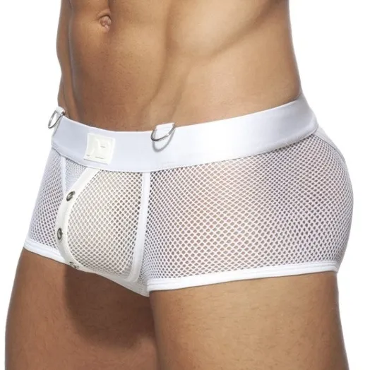AD Fetish Bottomless MESH MIXED Blanc