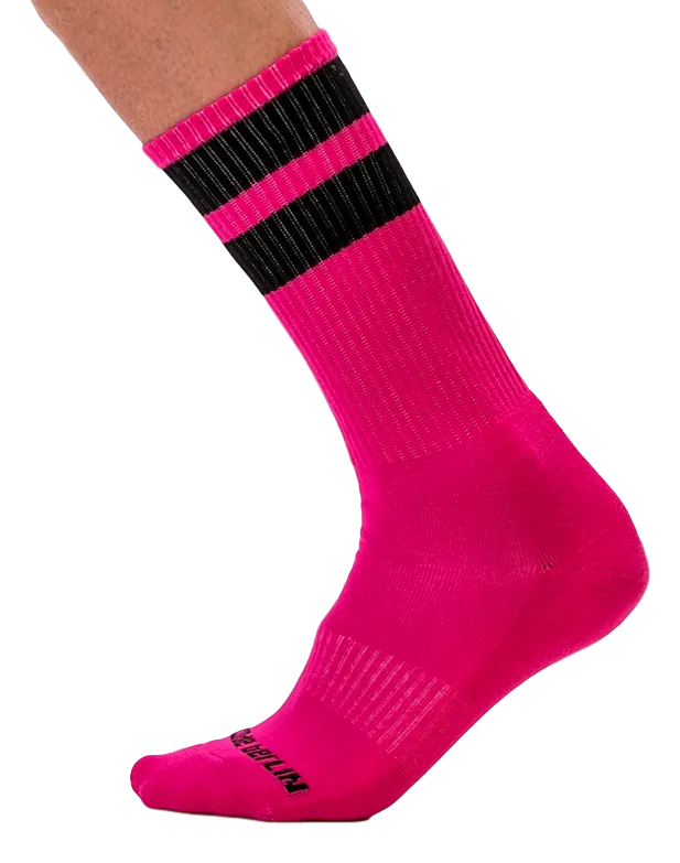 Barcode Berlin Chaussettes GYM SOCKS Rose-Noir