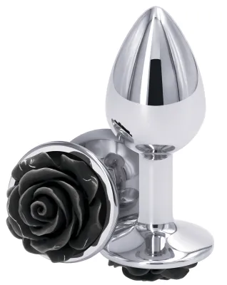 Plug Bijou REAR S 6 x 2.7cm Argenté-Noir