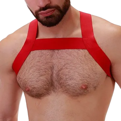 Barcode Berlin Harnais Élastique MATT Rouge
