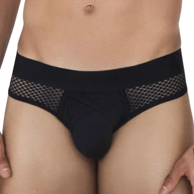 Slip Résille SWIRL Noir