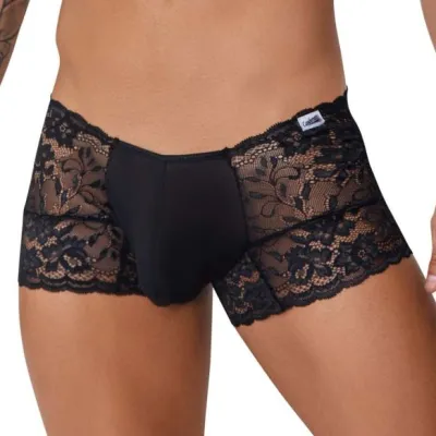 CandyMan Shorty en Dentelle VENO Noir
